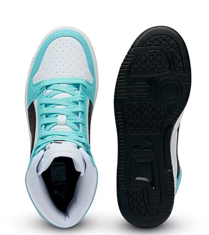 PUMA Rebound Women's Size 6, High Top Sneakers Athletic Shoes, Turqoise (NO BOX)