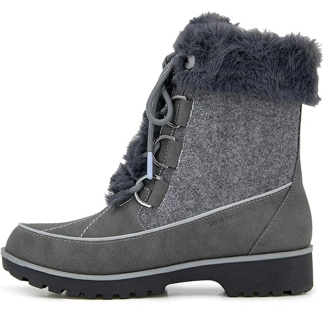 JBU by Jambu Colorado Ladies' Size 8 All Terra Winter Boots, Dark Grey, Customer Return