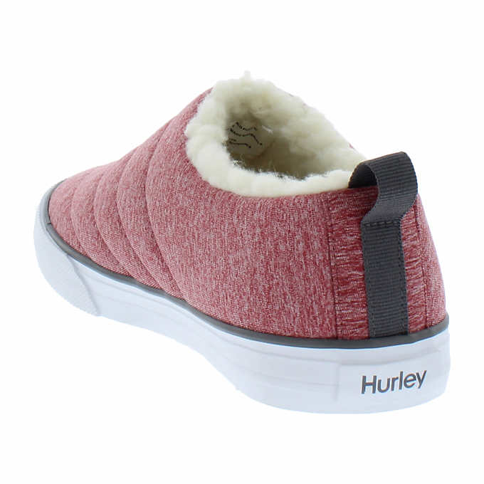 Hurley Arlo Puff Ladies' Size 7, Lined Clog Shoe, Pink, New Ships without Box