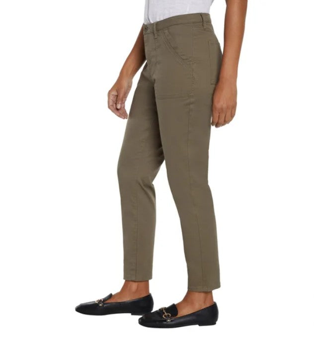 Banana Republic Ladies' Size 16 High Rise Twill Pants, Green