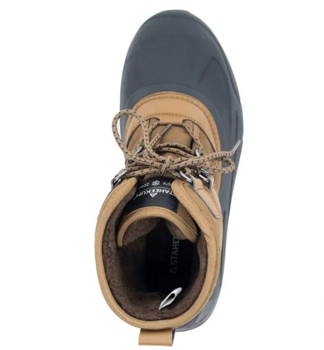 Staheekum Men's Size 11 Snow Boots Cold Rated -20, Brown, Customer return