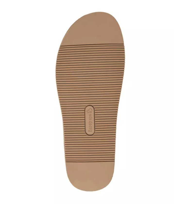 Baretraps Women Size 8 M, Frolick Asymmetrical Wedge Sandals, Dark Caramel Brown