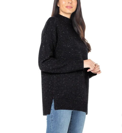 Well Worn Ladies' Size X-Small (0-2) Nep Yarn Sweater, Black