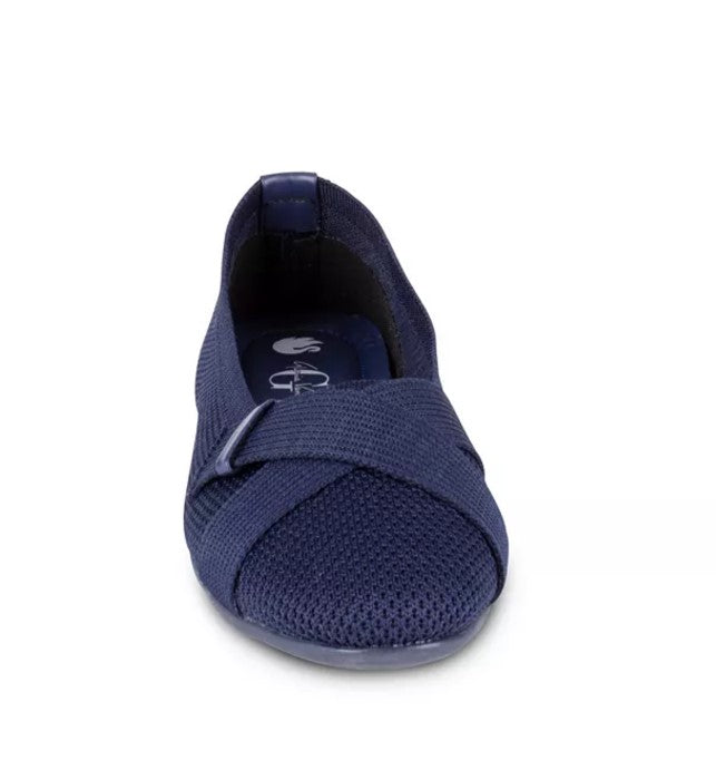Gloria Vanderbilt Ladies' Size 10 Flats Slip-on Shoes, Navy New in Box