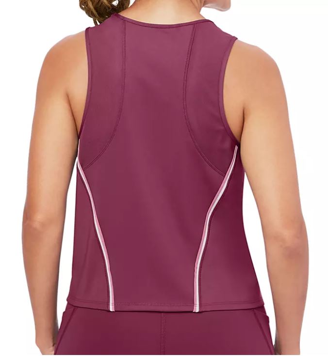 Member's Mark Women's Size XL, Work It Out Tank Top, Eggplant (purple)