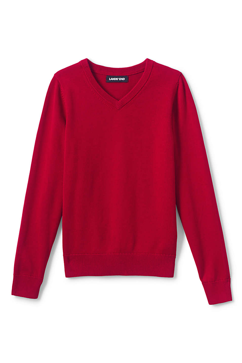 Lands end 2025 red sweater