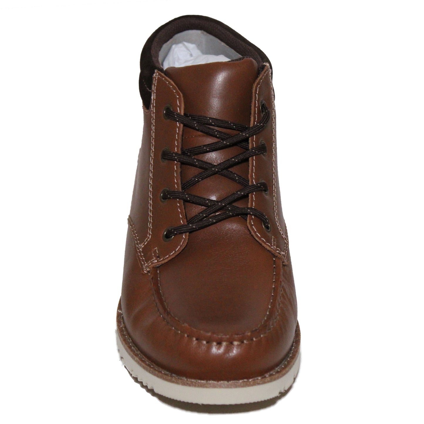 Lands End Men's Size 9, Comfort Leather Chukka Boots, Tan Leather