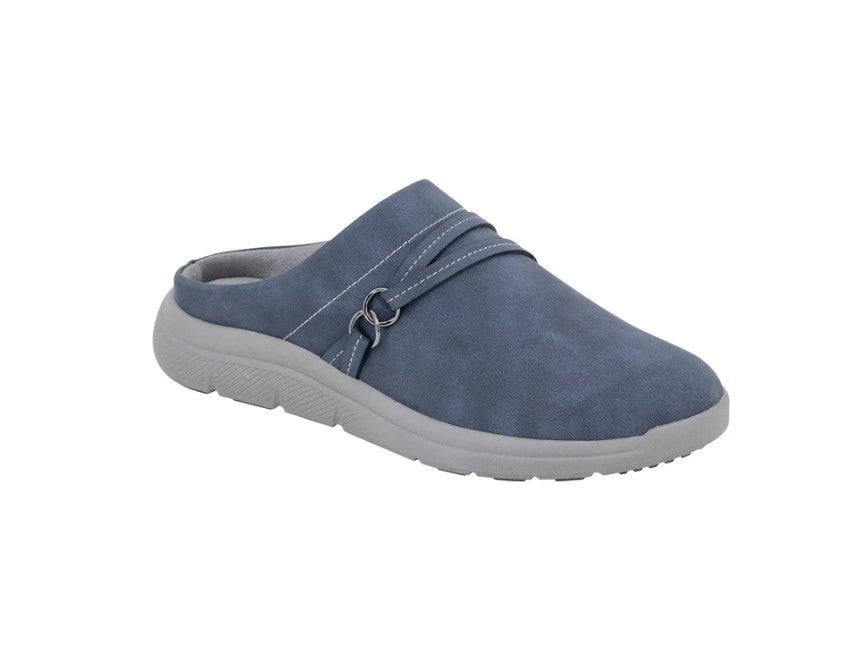 JSport Women's Size 8, Gina Comfort Mule Slip-on Shoes, Navy