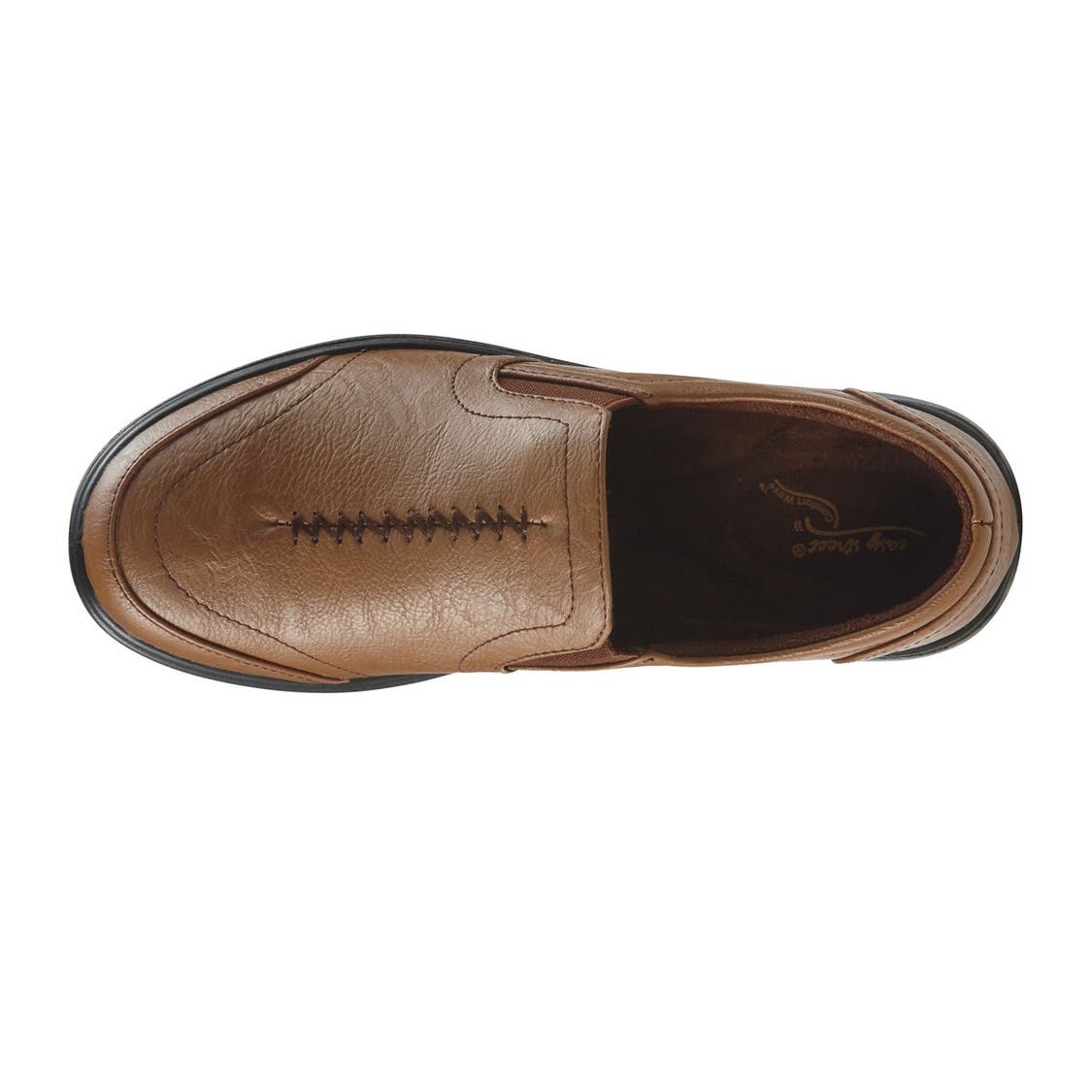 Easy Street Women's Size 8.5 Wide, Ultimate Comfort Slip-On Shoes, Tan