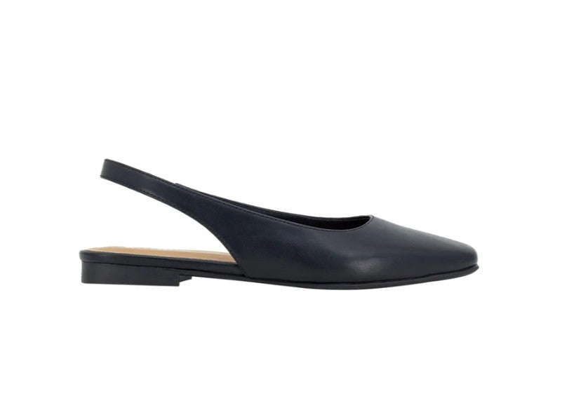 Kensie Women's Size 7, Felice Dress Shoes Slingback Flats , Black