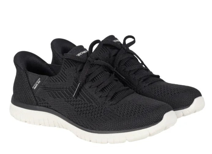 Skechers Women's Size 6.5 Virtue Swift Fit Hands Free Shoes, Black, New (NO BOX)
