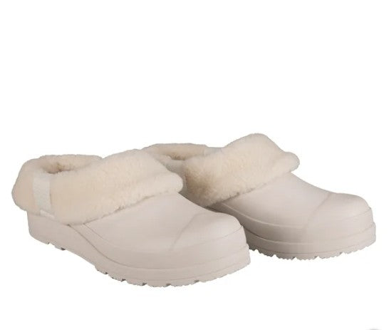 Hunter Ladies' Size 8 PLAY Insulated Clogs Shoes, White Willow, New in Box
