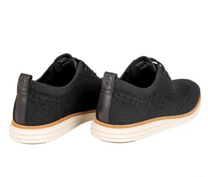 Cole Haan Men's Size 11 Original Grand Stitchlite Wingtip Oxford Shoes, Black