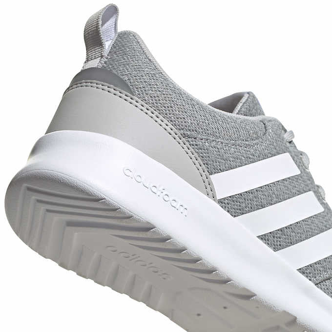 adidas Ladies' Size 7.5 QT Racer 2.0 Sneaker Running Shoes Gray, Customer Return