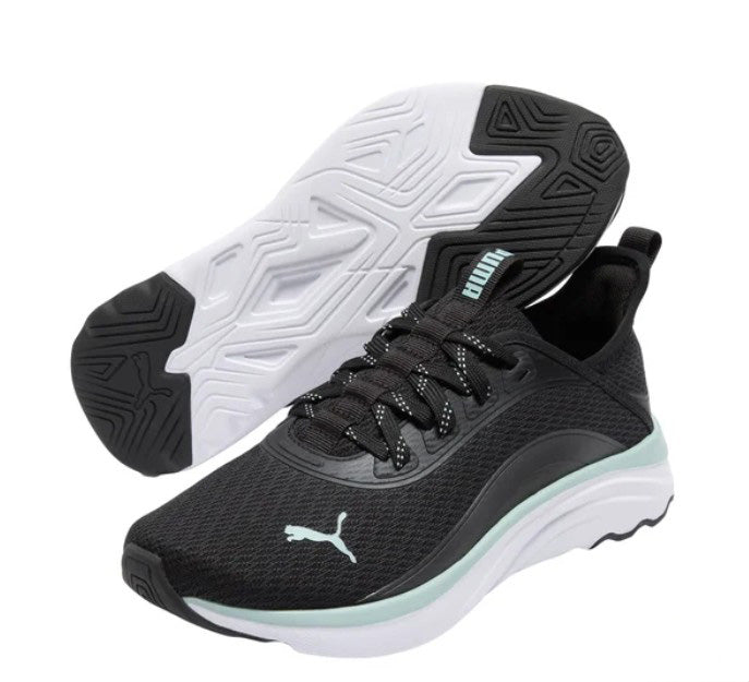 PUMA Ladies' Size 7 Sophia EVO Sneakers Athletic Shoes, Black, Grade A