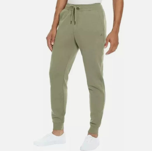 Hurley Men’s Size Small Fleece Joggers Pants Sweatpants, Green