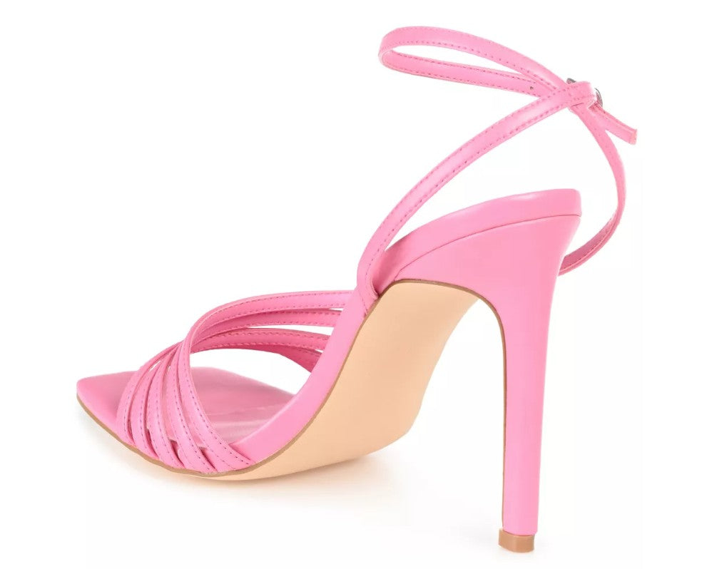 Journee Collection Women's Size 10, Louella High Heel Dress Sandals, Pink