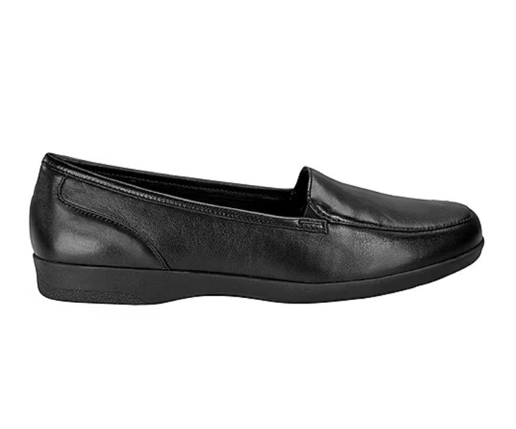 Easy Spirit Devitt Women's Size 7.5, Moc Casual Slip-on Loafers, Black
