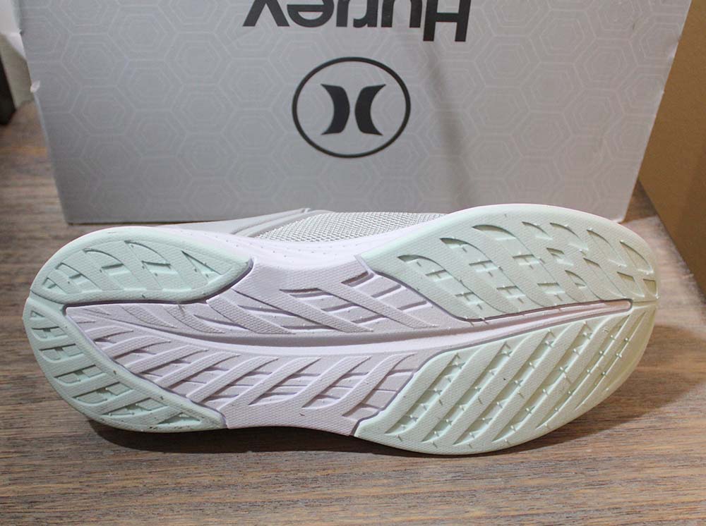 Hurley Ladies' Size 6.5 Roscana Bungee Slip on Sneaker Shoes, Gray, New in Box