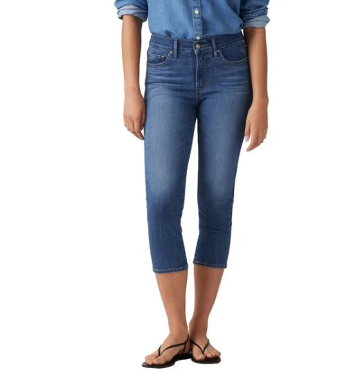 Levi's Women's Size 10 (30 in. waist) 311 Capri Jeans, Blue