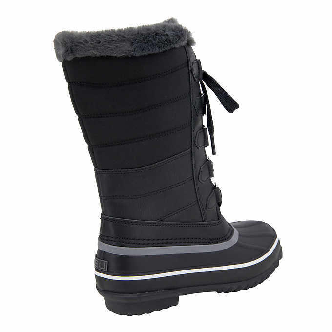 JBU Sabine Ladies' Size 8 Water Resistant Winter Boots, Black, New in Box