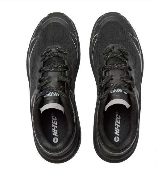 Hi Tec Men's Size 12 Lace-up Athletic Trail Shoes, Black