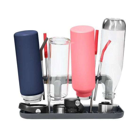 OXO SoftWorks Water Bottle Cleaning & Drying Set, Holds 4 Bottles, New in Box