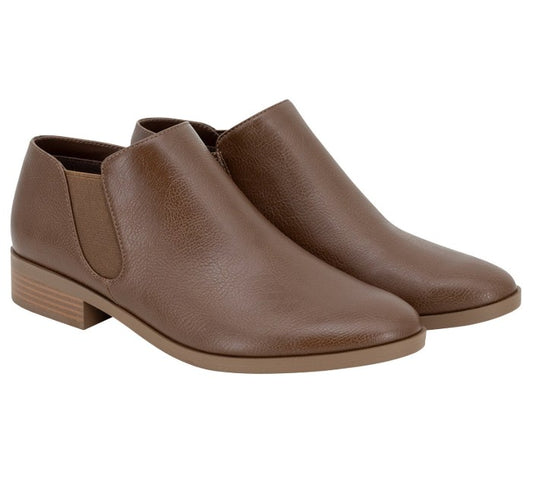 Kensie Women's Size 8.5, Sammy Short Boots Ankle Booties, Brown