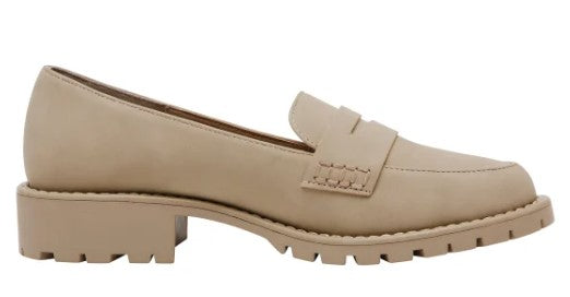 DV by Dolce Vita Ladies' Size 8.5 Lug Loafer Shoes, Tan, Customer Return