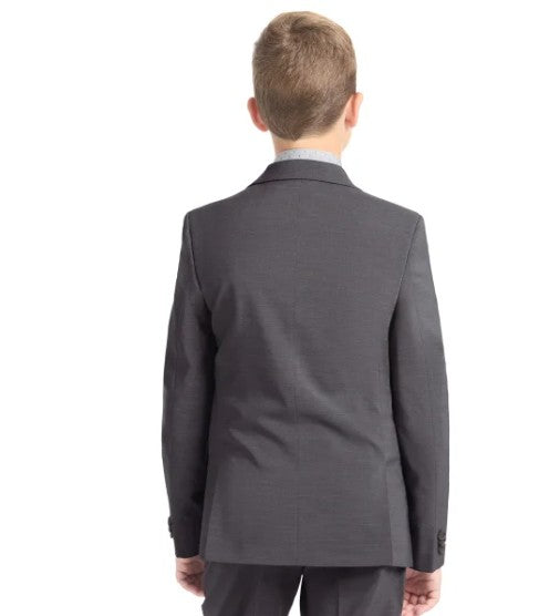Kenneth Cole Youth Size 10, 2-Piece Suit Set, Jacket and Pants, Gray