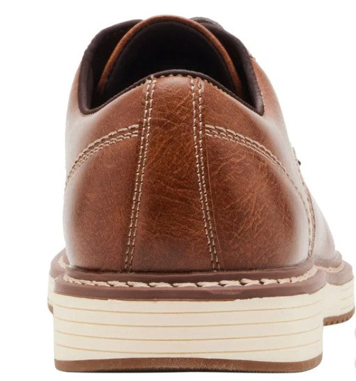 Steve Madden Men's Size 10, P-Jansen Lace-Up Oxford Shoes, Cognac Brown