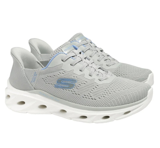 Skechers Women's Size 10, Hands Free Glide Step Sneakers Shoes, Gray