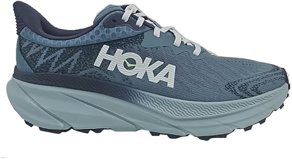 HOKA Men's Size 9.5, Challenger 7, Athletic Shoes , Mountain Fog/Druzy, Grade A