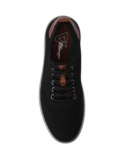 Vance Co Norris Mens Size 9 W, Tru Comfort Sneakers, Black