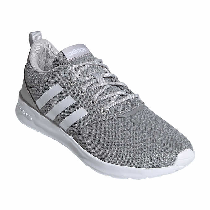 adidas Ladies' Size 7.5 QT Racer 2.0 Sneaker Running Shoes Gray, Customer Return