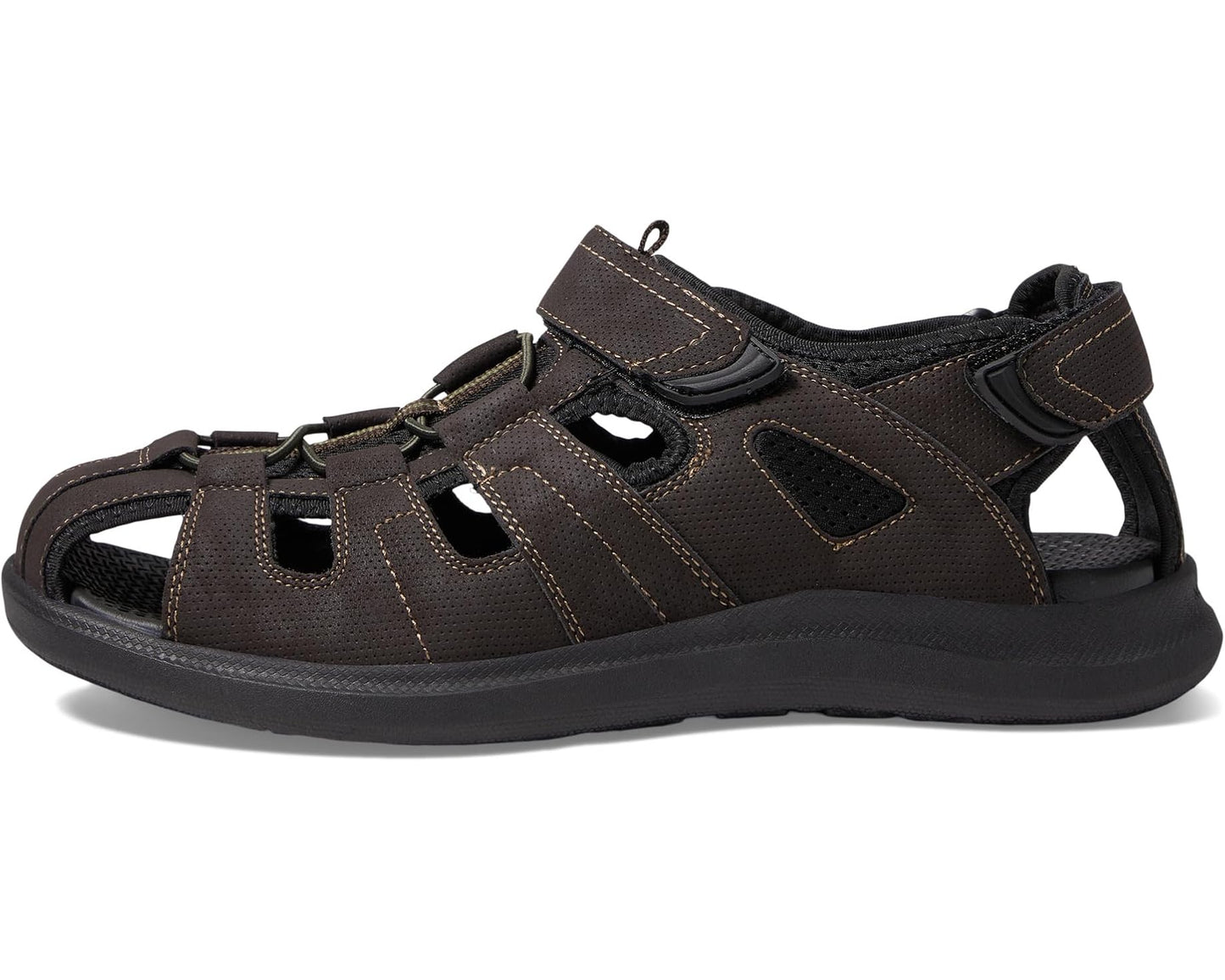 Nunn Bush Rio Vista Men's Size 12 M, Fisherman Closed Toe Sandals, Brown