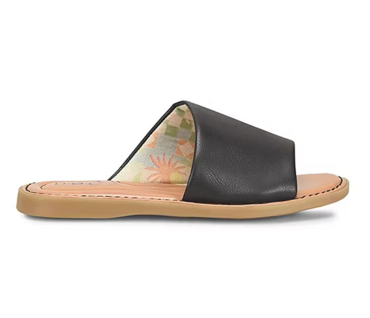 BOC by Born Women's Size 9, Keely Flat Slip on Sandals, Black
