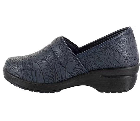 Easy Works Easy Street Slip Resistant Clogs Women's Size 6 M, Lyndee Shoes, Navy