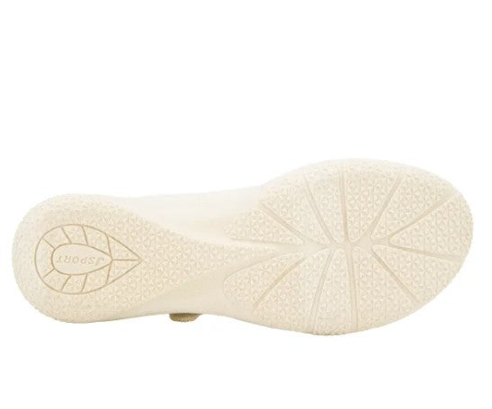 Jsport Women's Size 7.5 Mary Jane Shoes, Cream, Grade A