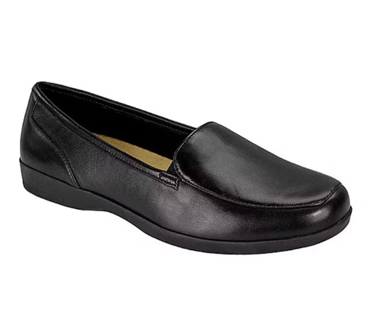 Easy Spirit Devitt Women's Size 7.5, Moc Casual Slip-on Loafers, Black