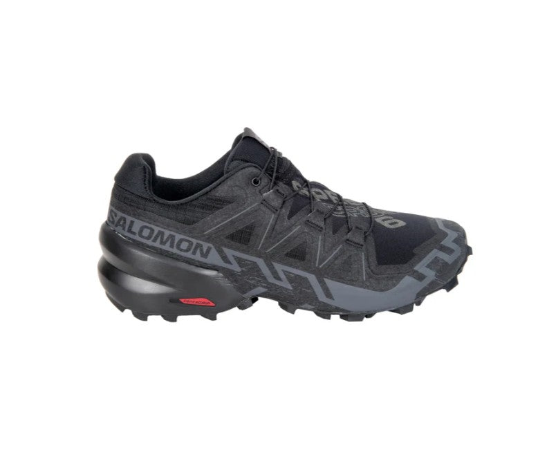 Salomon Men's Size 8, Speedcross 6 Outdoor Plein Air Athletic Shoes, Black