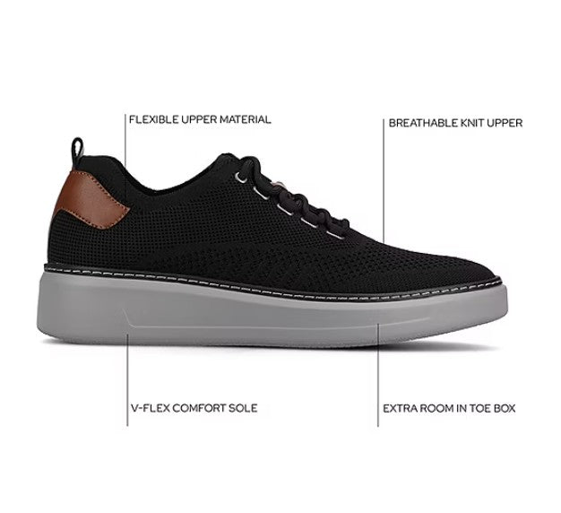 Vance Co Norris Mens Size 9 W, Tru Comfort Sneakers, Black