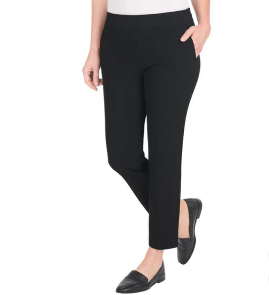 Hilary Radley Women's Size X-Small (2) Pull-On Ankle Pants, Black