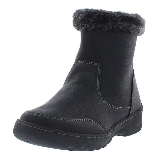 Khombu Addison Ladies Size 8, All Weather Boot, Black , Customer Return