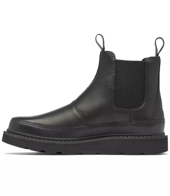 SOREL Men's Size 10, Slabtown 62' Moc Waterproof Chelsea Boots, Black