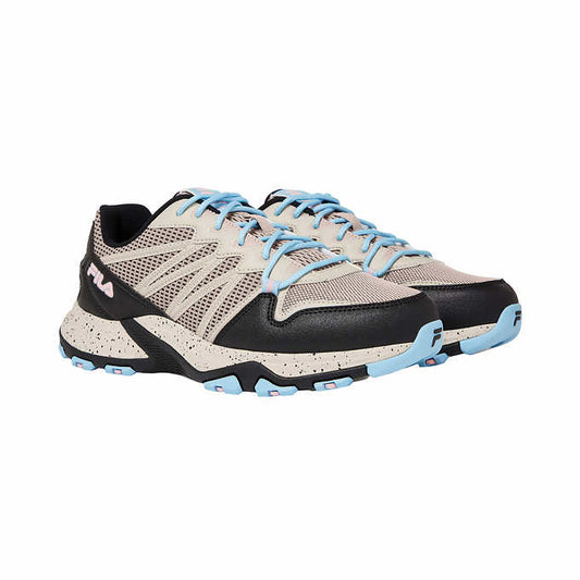 Fila Quadrix Ladies' Size 7, Trail Shoe, Silver - Coral, NEW Ships without Box