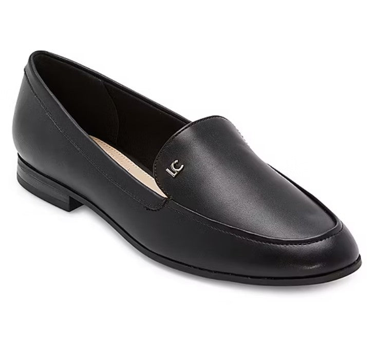 Liz Claiborne Women's Size 9.5 Wide, Zaria Flats Loafers, Black, NEW (NO BOX)