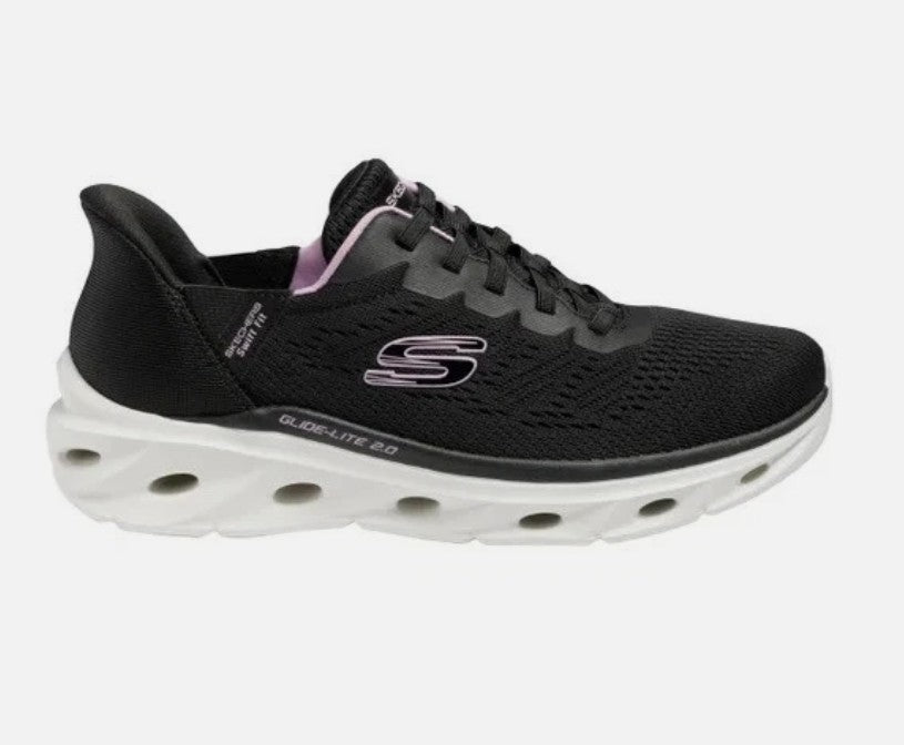 Skechers Women's Size 6, Hands Free Glide Step Sneakers Shoes, Black, Grade A