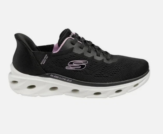 Skechers Women's Size 8.5, Hands Free Glide Step Sneakers Shoes, Black, Grade A