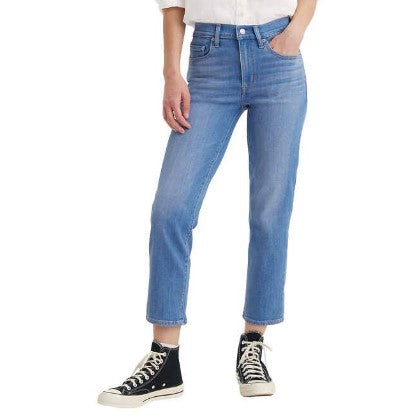 Levi's Ladies' Size 10 (30 waist) 724 High-Rise Crop Jeans, Blue